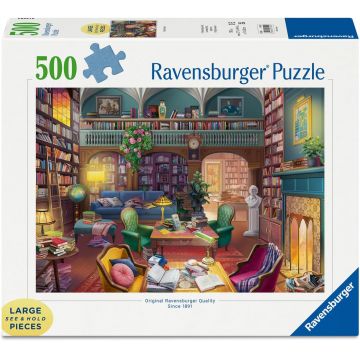 Puzzle Ravensburger din 500 XXL piese - Biblioteca visurilor