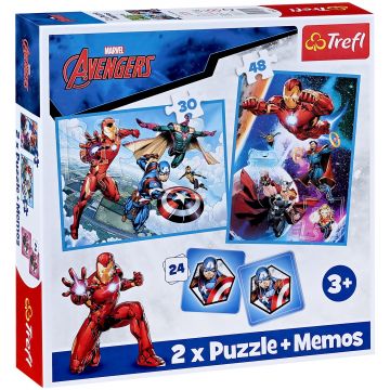 Puzzle Trefl 2 în 1 - Răzbunătorii