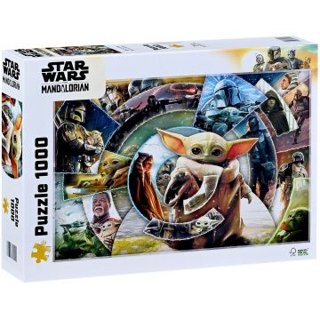 Puzzle Trefl din 1000 de piese - Mandalorianul