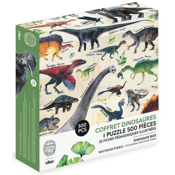 Puzzle Vilac din 500 piese - Dinozauri