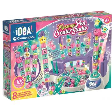 Set creativ Clementoni Crea Idea - Studio de pixuri Message Pens