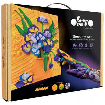 Set creativ cu plastilină Okto - Creați imagine 3D, Iris