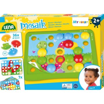 Set creativ Lena - Primul meu mozaic, Natură, 36 piese