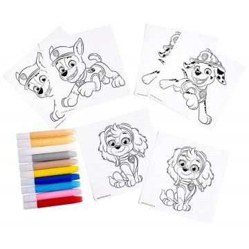 Set creativ Micki - PAW Patrol, Desenează autocolante pentru ferestre