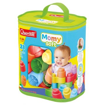 Set de construcție Quercetti – Momy Soft, 28 piese