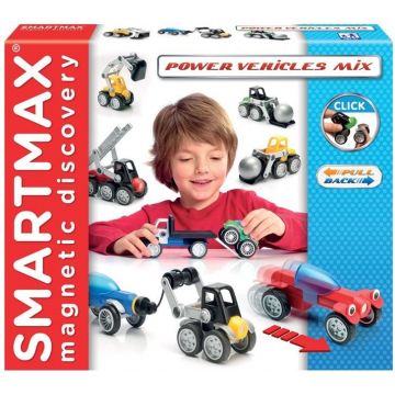 Set de construit Smart Games Smartmax - Power Vehicles