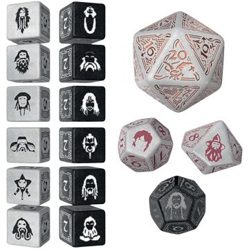 Set de zaruri Q-Workshop - The Hobbit TCG Set de zaruri Radiant Dawn (16 buc.)
