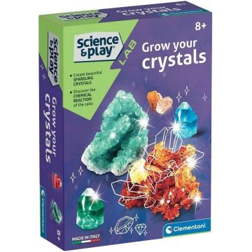 Set educațional Clementoni Science & Play - Faceți mini cristale