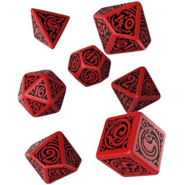 Set zaruri Q-Workshop – Call of Cthulhu: The Outer Gods Nyarlathotep Dice Set (7 bucăți)