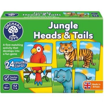 Joc educativ Jungla JUNGLE HEADS & TAILS