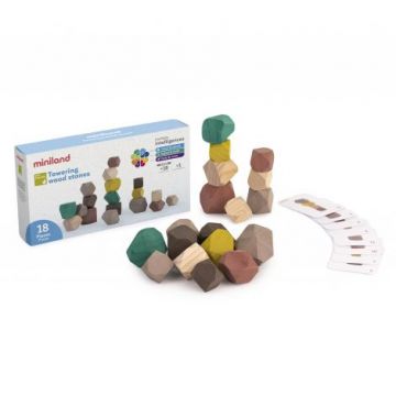 Joc educativ pentru dezvoltarea motricitatii Wood Stones