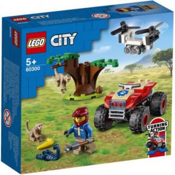 Lego City Atv De Salvare A Animalelor Salbatice 60300