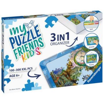 ORGANIZATOR ALBASTRU 3 IN 1 PENTRU PUZZLE