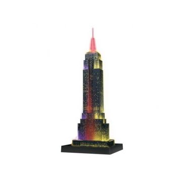 Puzzle 3d empire state building - lumineaza noaptea 216 piese