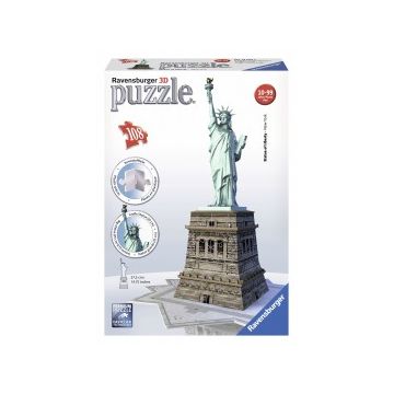 Puzzle 3d statuia libertatii 108 piese