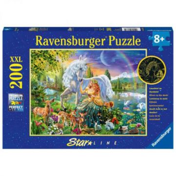 PUZZLE PRINTESA SI UNICORN, 200 PIESE STARLINE