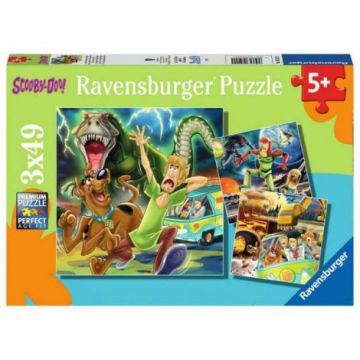 PUZZLE SCOOBY DOO, 3x49 PIESE